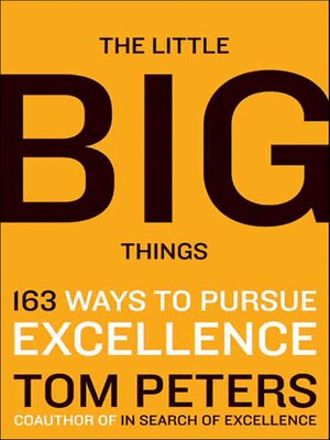 cover image of The Little Big Things